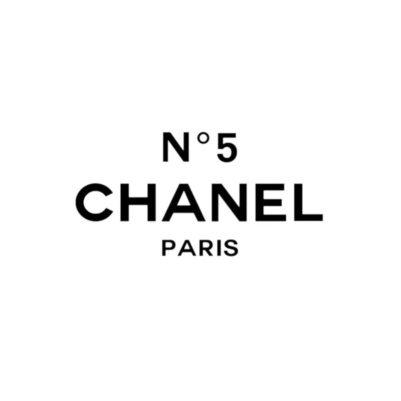 Sticker Chanel N°5 Color Black Dimension (largest side) 10 cm