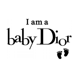 Stickers Baby Dior