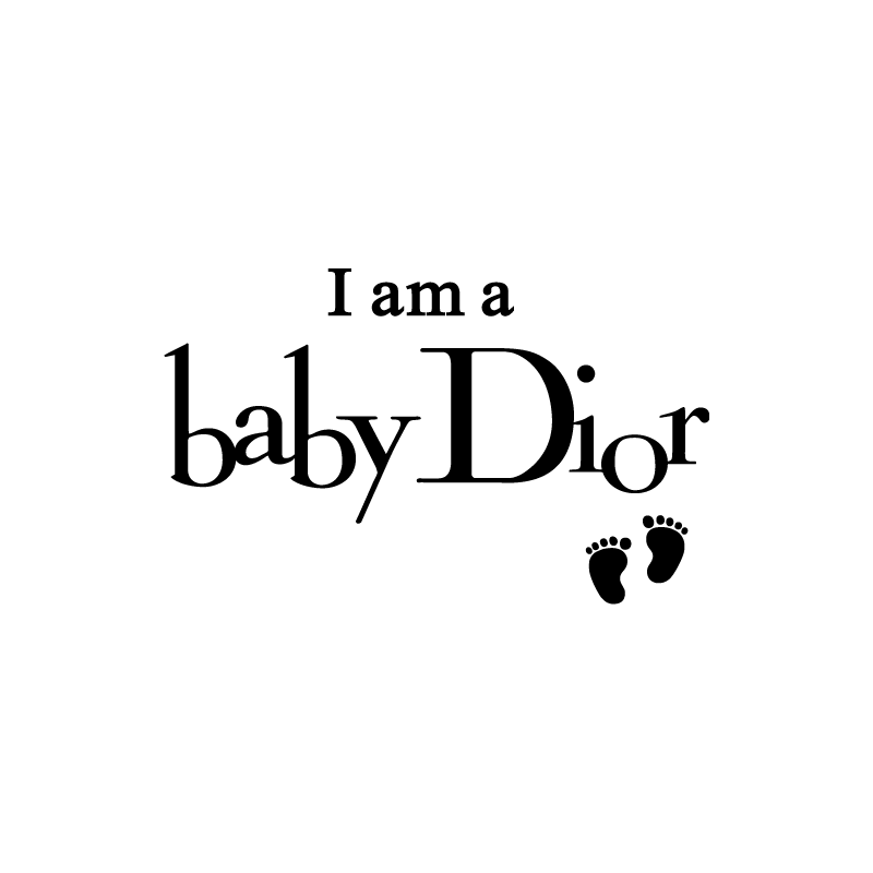 Stickers Baby Dior