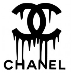 Lot de 6 stickers Chanel coulants