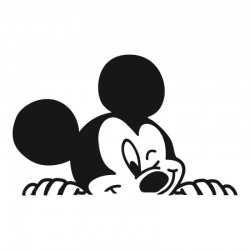 Sticker  Mickey interrupteur