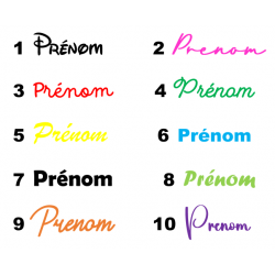 Sticker prénom
