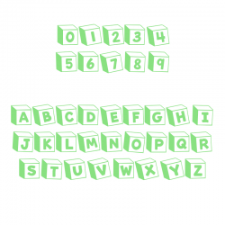 Stickers Alphabet Chiffres