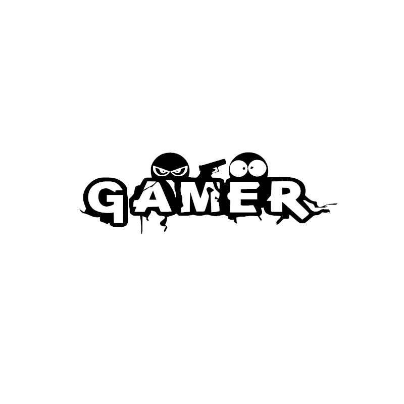 Sticker manette gamer autocollant