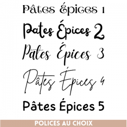 Personalized label stickers for kitchen storage