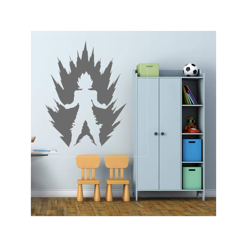 Autocollant sticker  Goku super Saîan