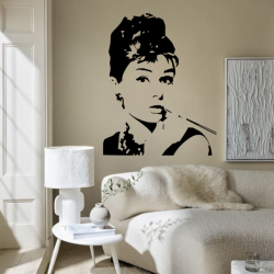 Autocollant Audrey Hepburn