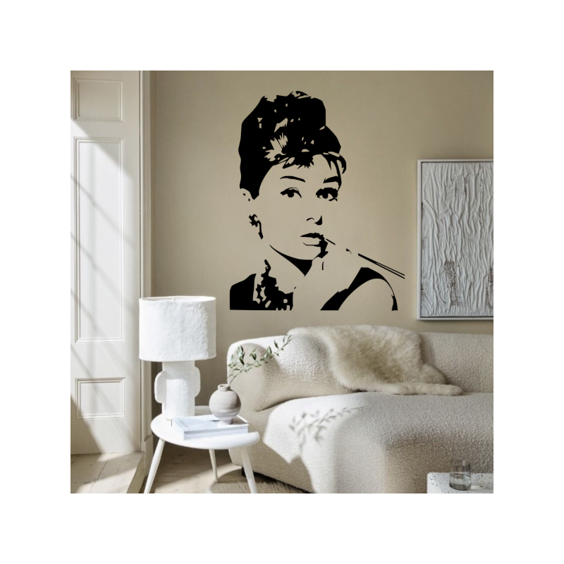 Autocollant Audrey Hepburn