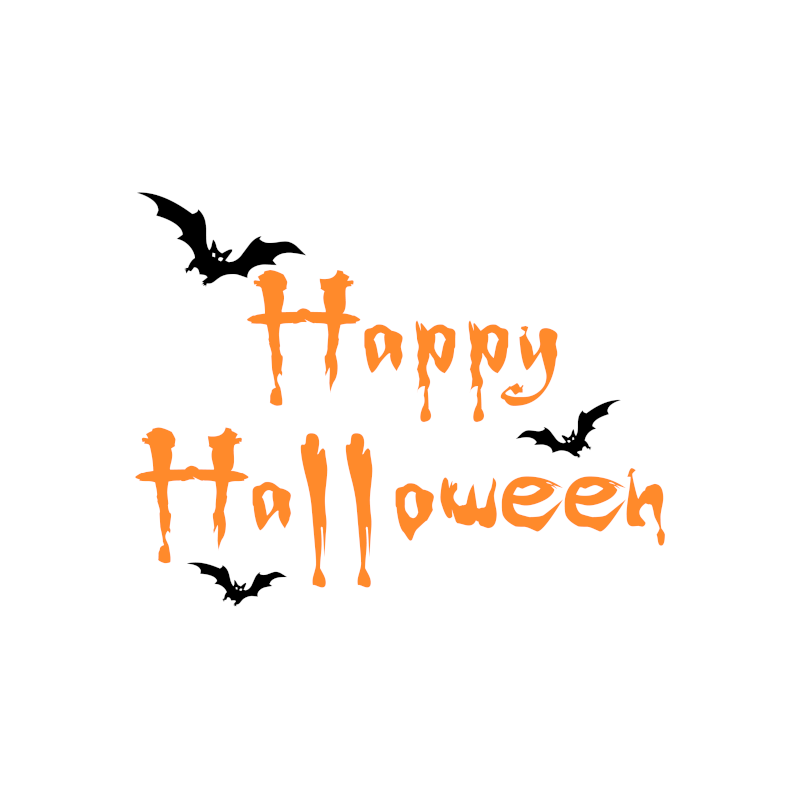 Happy halloween sticker decals Happy halloween sticker decals
