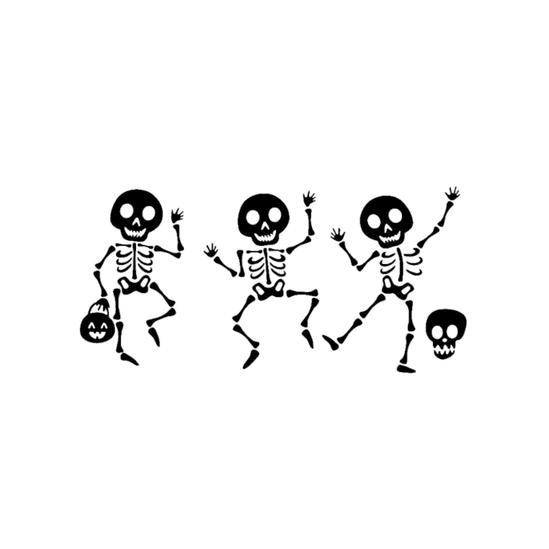 skeleton decals