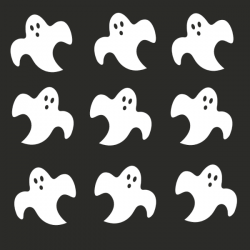 planche stickers autocollants halloween fantômes