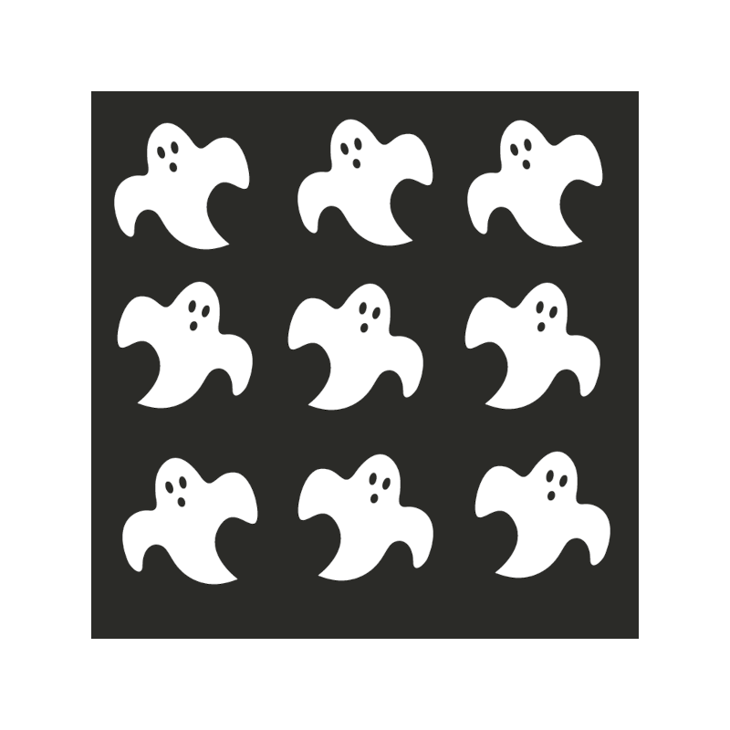 planche stickers autocollants halloween fantômes