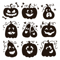 stickers citrouilles halloween