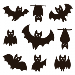stickers chauve-souris halloween